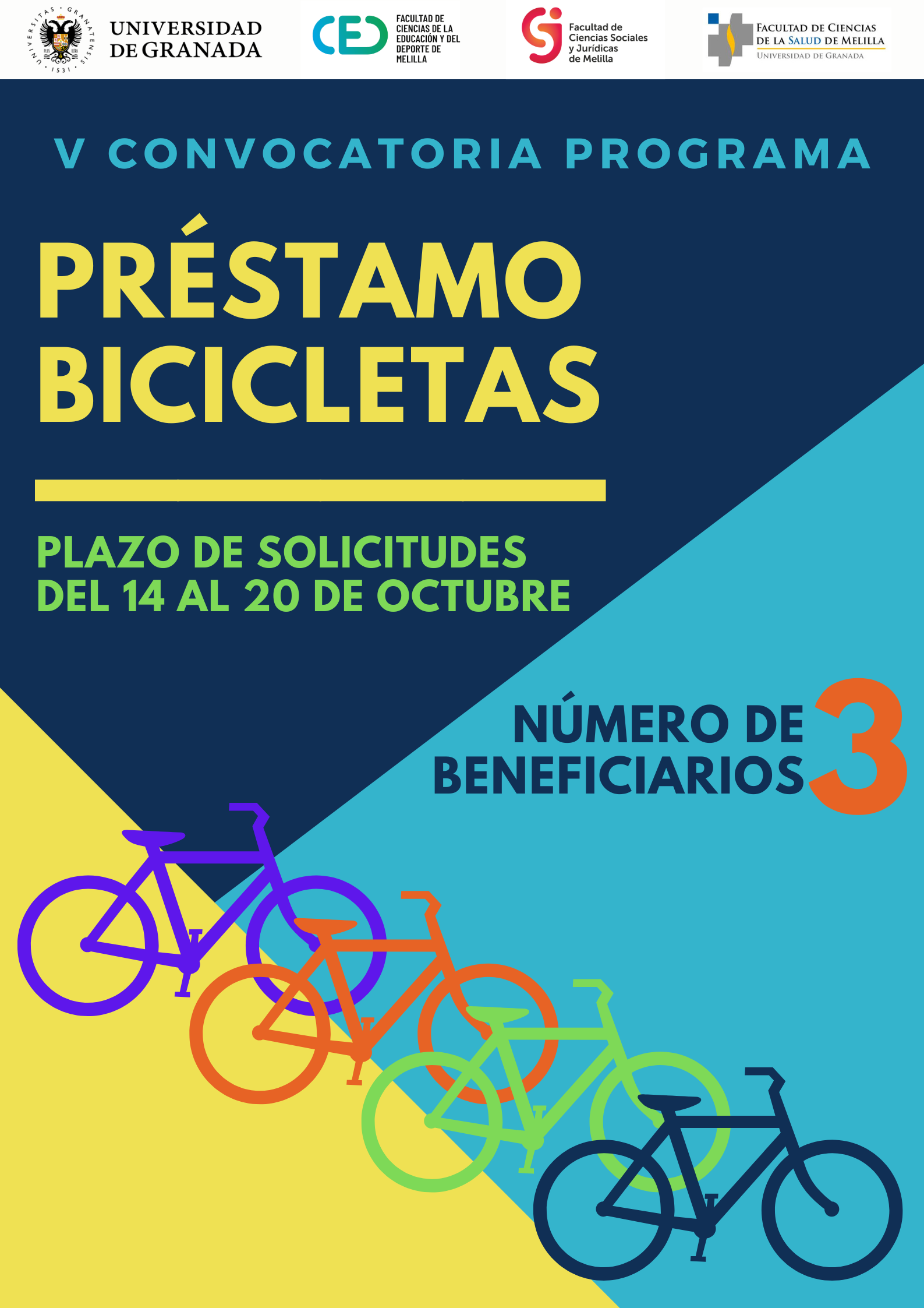 Cartel Préstamo Bicicletas