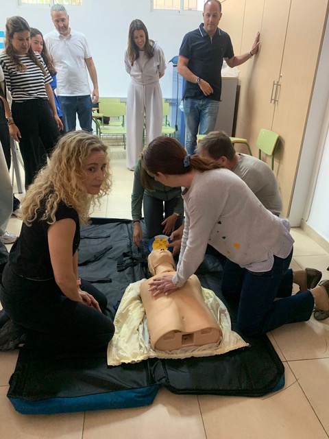 Foto personal realizando el curso