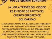 Imagen con la información del voluntariado