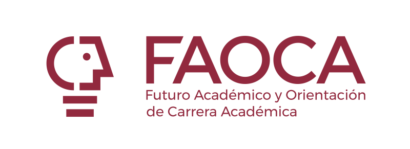 I Jornada trayectorias académicas, financiación y becas Logotivo FAOCA