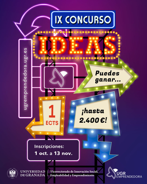IX Edición del Concurso de Ideas UGR Emprendedora